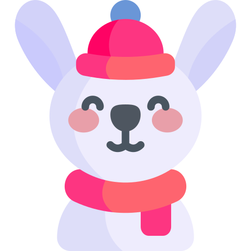 Rabbit Kawaii Flat icon