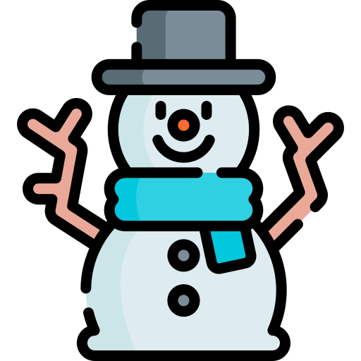 Snowman Special Lineal color icon