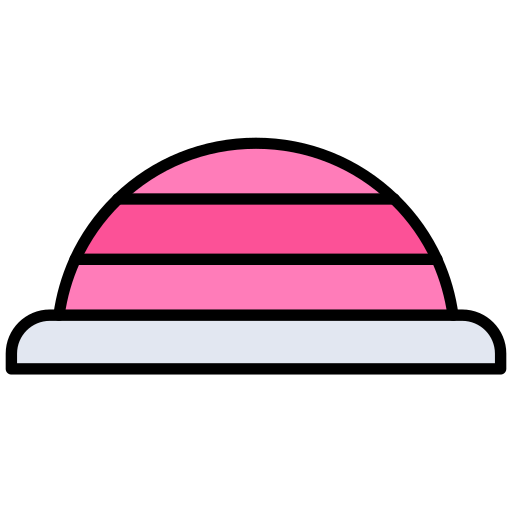 Bosu Ball Generic color lineal-color icon