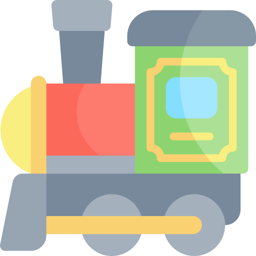 おもちゃの列車 Kawaii Flat icon