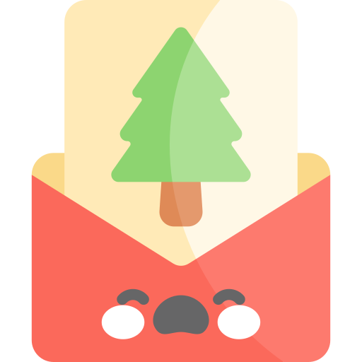 クリスマスカード Kawaii Flat icon