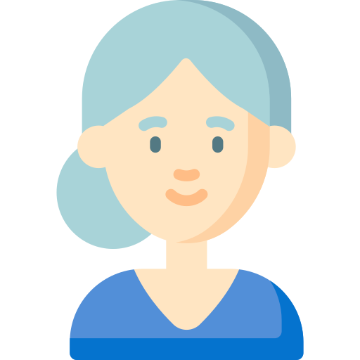 Old Woman Special Flat icon