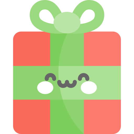 Gift Kawaii Flat icon