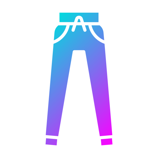 spodnie dresowe Generic Flat Gradient ikona