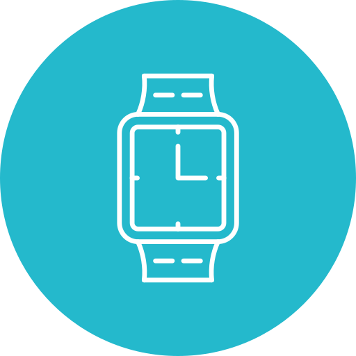 reloj inteligente Generic Flat icono