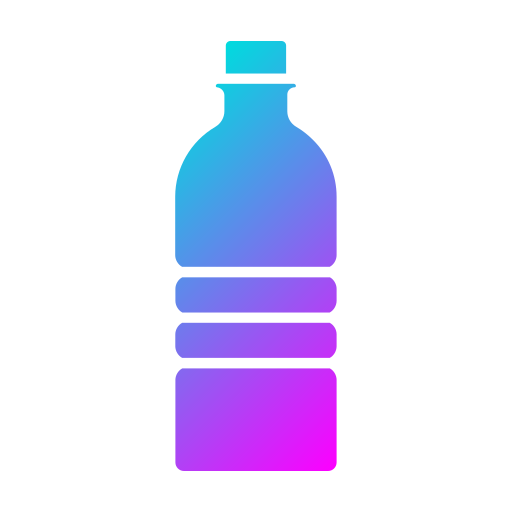 bottiglia d'acqua Generic Flat Gradient icona