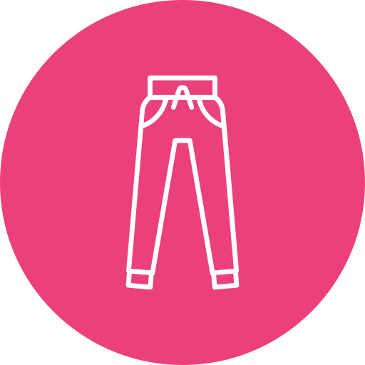 pantalones deportivos Generic Flat icono