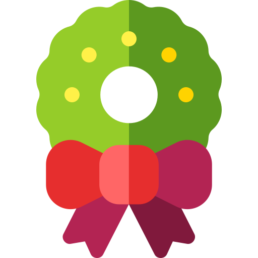 Wreath Basic Rounded Flat icon