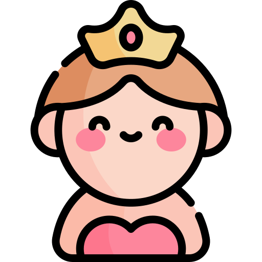 prinzessin Kawaii Lineal color icon
