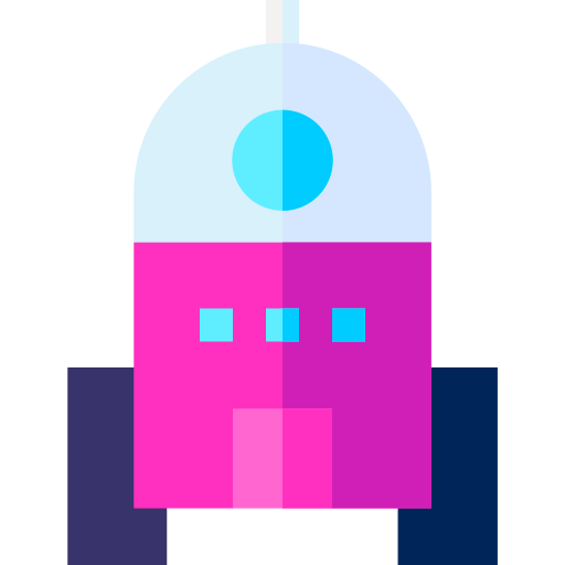 Robot Basic Straight Flat icon