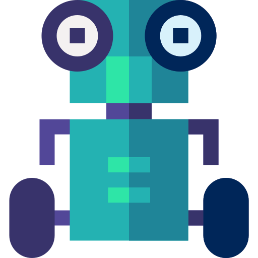 roboter Basic Straight Flat icon