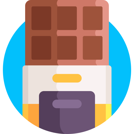 chocoladereep Detailed Flat Circular Flat icoon