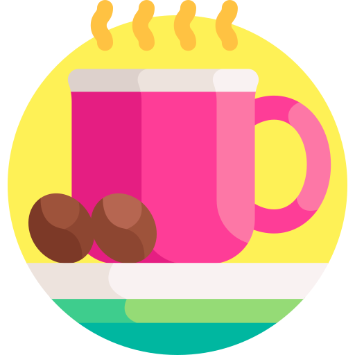 コーヒーマグカップ Detailed Flat Circular Flat icon