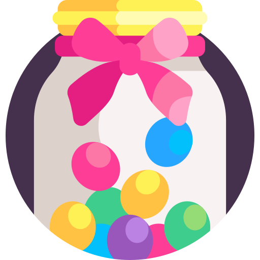 Candy Jar Detailed Flat Circular Flat icon