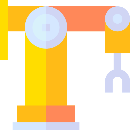 brazo robotico Basic Straight Flat icono