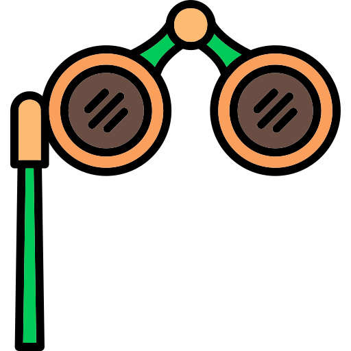 lorgnet Generic Outline Color icoon