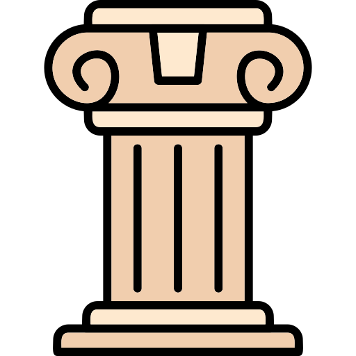 pilier Generic Outline Color Icône