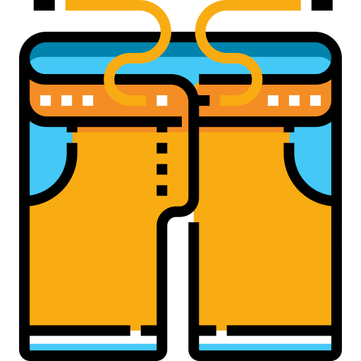 kostium kąpielowy Detailed Straight Lineal color ikona