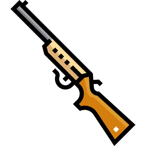 銃 Detailed Straight Lineal color icon
