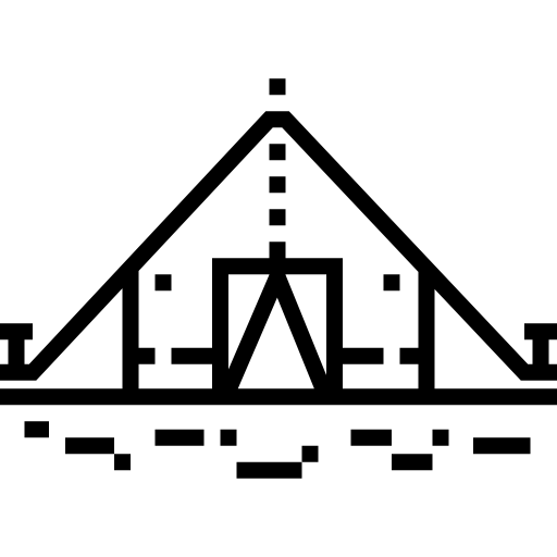 텐트 Detailed Straight Lineal icon