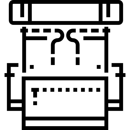 zaino Detailed Straight Lineal icona