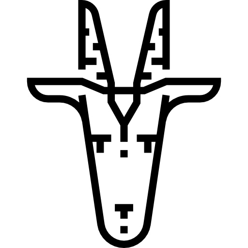 jeleń Detailed Straight Lineal ikona