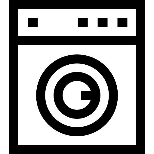 lavanderia Basic Straight Lineal icona