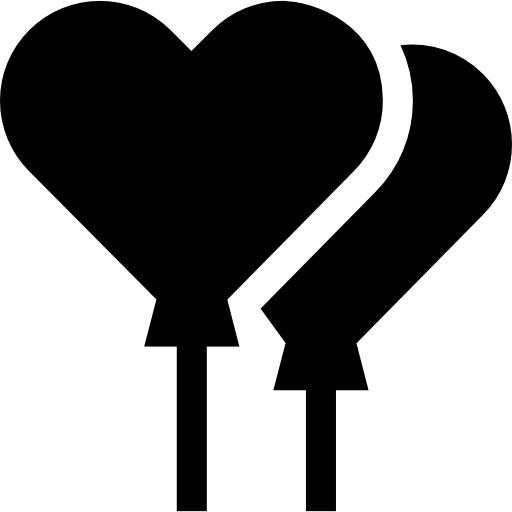 풍선 Basic Straight Filled icon