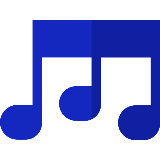 musik Basic Straight Flat icon