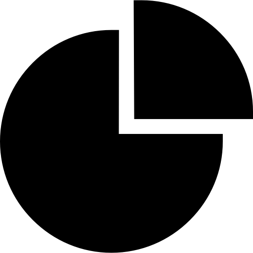 円グラフ Basic Straight Filled icon