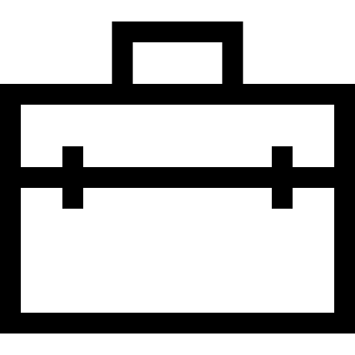valigetta Basic Straight Lineal icona