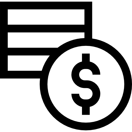 コイン Basic Straight Lineal icon