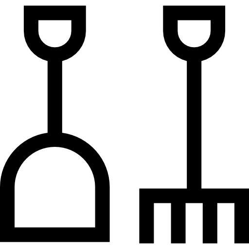 シャベル Basic Straight Lineal icon