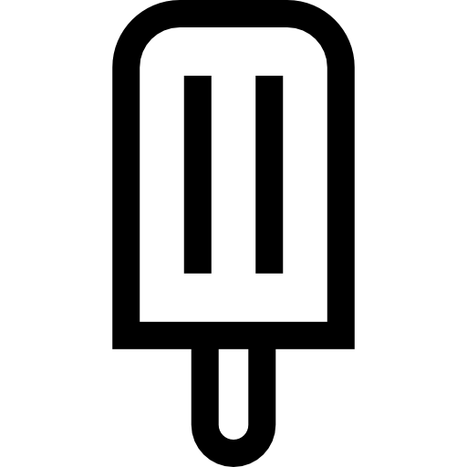 アイスキャンデー Basic Straight Lineal icon