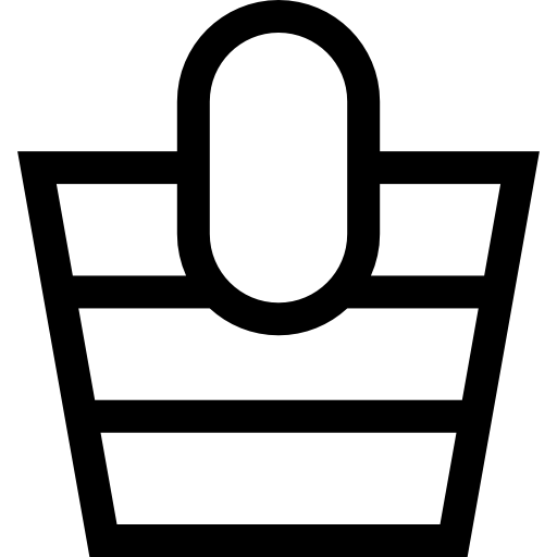 ビーチバッグ Basic Straight Lineal icon