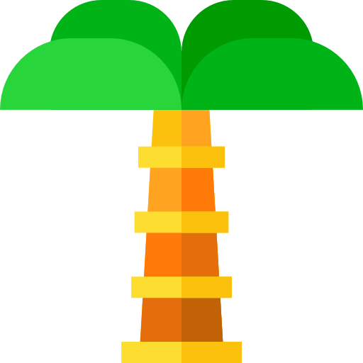Palm tree Basic Straight Flat icon