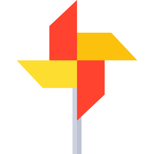 바람개비 Basic Straight Flat icon