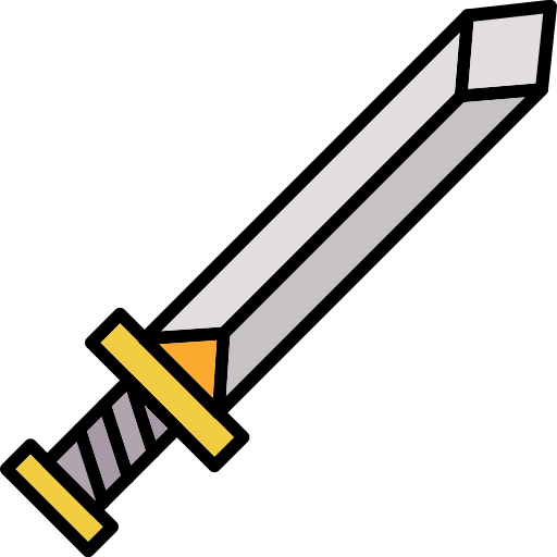 sword Generic Outline Color icon