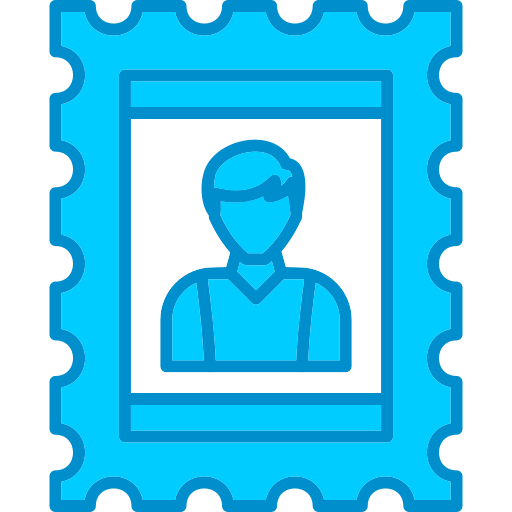 우표 Generic Blue icon