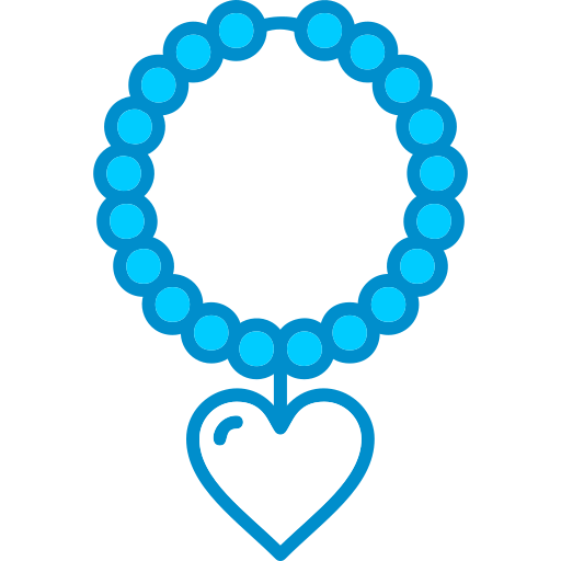 Pearl necklace Generic Blue icon