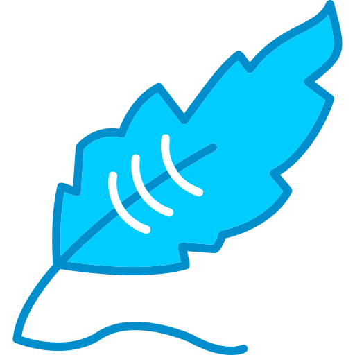 Feather Generic Blue icon