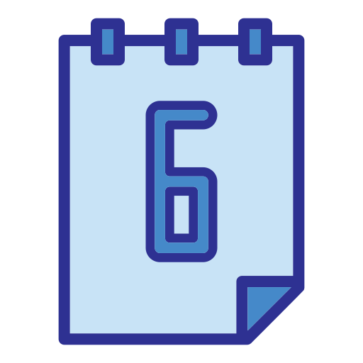 달력 날짜 Generic Blue icon