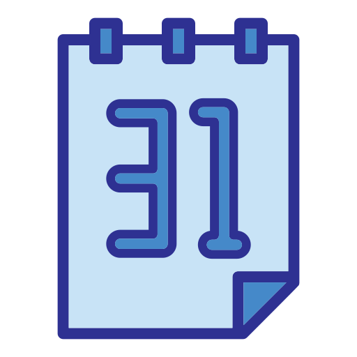 data kalendarza Generic Blue ikona