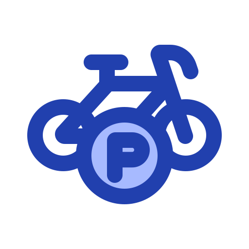 자전거 주차장 Generic Blue icon