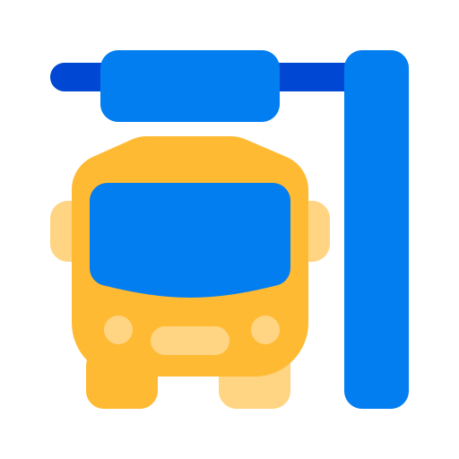 bushalte Generic Flat icoon