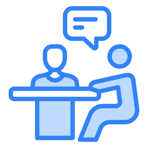 diskussion Generic Blue icon