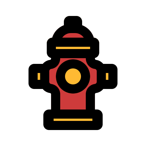 消火栓 Generic Outline Color icon