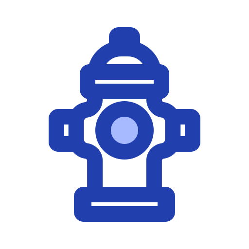 Fire hydrant Generic Blue icon
