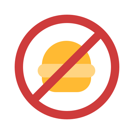 No Food Generic Flat icon