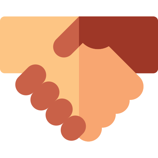 Handshake Basic Rounded Flat icon